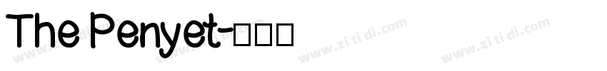 The Penyet字体转换 The Penyet字体转换